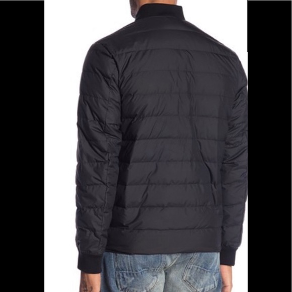 ❌❌❌SOLDTheory Down Bomber Black Jacket - Picture 2 of 8